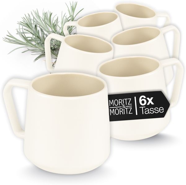 Moritz & Moritz CAVO Kaffeebecher 6er Pack - Sand
