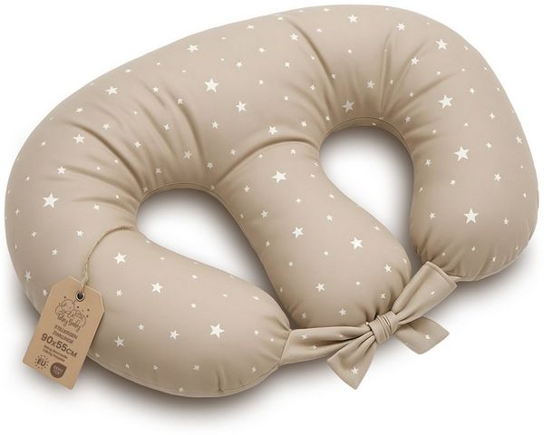 Totsy Baby Stillkissen Breastfeeding Pillow XXL for Twins - Twin Nursing Cushion