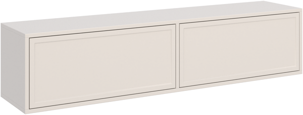 Selsey 'Velveto' - TV-Hängeboard 2-türig, Kaschmir, 140 cm