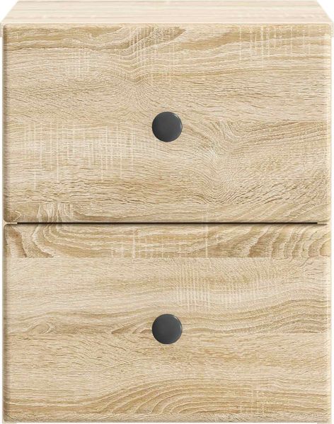 vidaXL Wandmontierter Nachttisch Sonoma-Eiche 34,5 x 33 x 40 cm 899149 Bild 4
