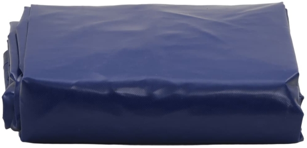 vidaXL Abdeckplane Blau Ø 3 m 650 g/m² 156224