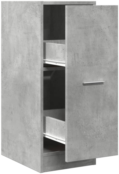 vidaXL Apothekerschrank Betongrau 30x41x77,5 cm Holzwerkstoff 855154