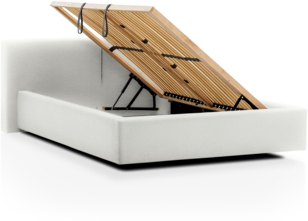 Polsterbett >Cube mit BK< Liegefläche 140x200cm, weiß, Stellmaß: 180x82x227cm (BxHxT) Bild 6