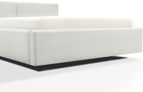 Polsterbett >Cube mit BK< Liegefläche 140x200cm, weiß, Stellmaß: 180x82x227cm (BxHxT) Bild 8