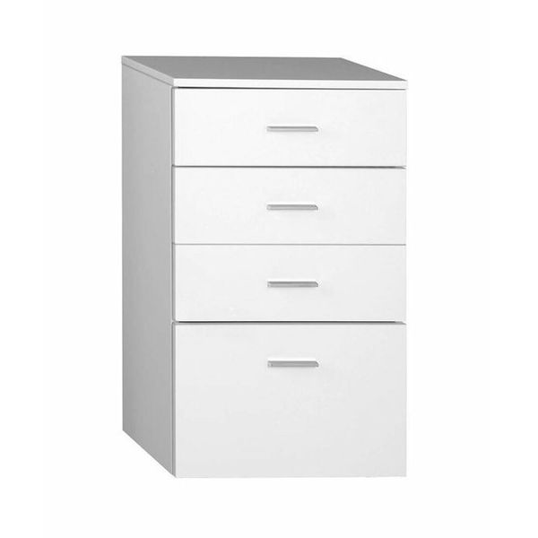 ZOJA/KERAMIA FRESH Unterschrank mit Schubladen 50 x 78 x 29 cm, weiß
