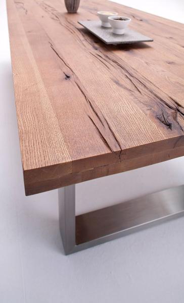 Esstisch Castello - Eiche Bassano / Edelstahl Bild 3