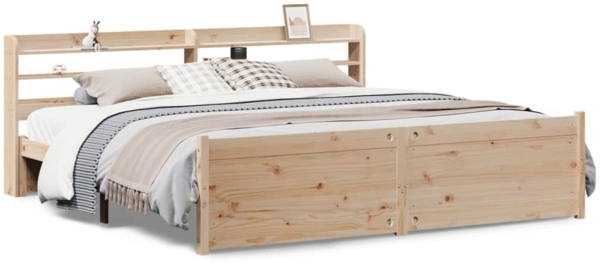 vidaXL Bettgestell mit Kopfteil ohne Matratze 200x200 cm 3306770