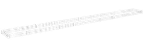 vidaXL Gabionen-Hochbeet Verzinkter Stahl 1000x100x20 cm 151318