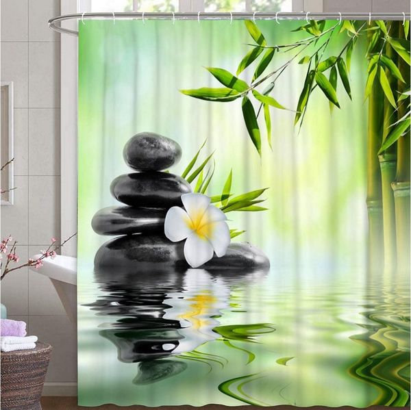 M&W DAS DESIGN Duschvorhang 180x200cm Shower curtains Anti schimmel Waschbar Breite 120 cm