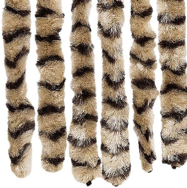 vidaXL Insektenschutz-Vorhang Beige und Braun 56x185 cm Chenille 325448 Bild 5