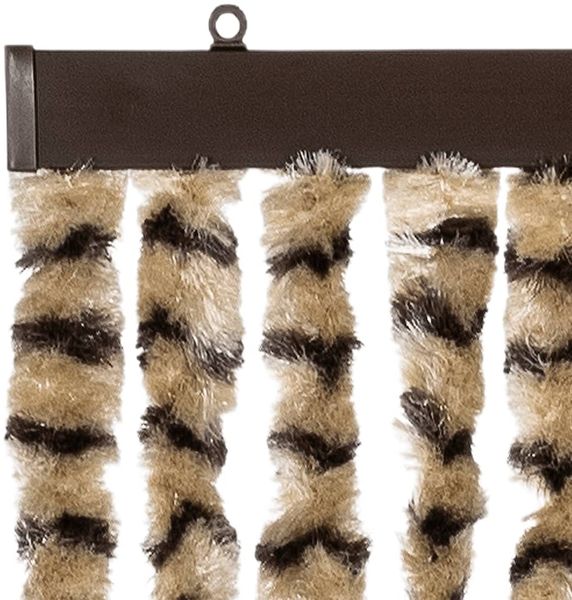 vidaXL Insektenschutz-Vorhang Beige und Braun 56x185 cm Chenille 325448 Bild 4
