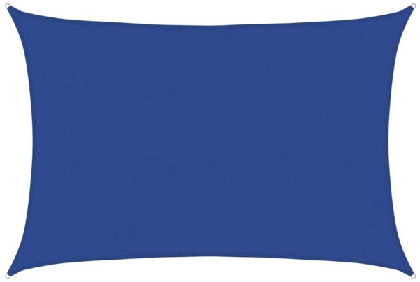 vidaXL Sonnensegel 160 g/m² Rechteckig Blau 5x6 m HDPE 311521