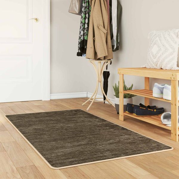 vidaXL Teppichläufer MARSA Waldgrün 200 x 100 cm Polyester und PVC 42023149