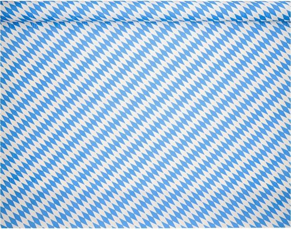 Papiertischtuch mit Damastprägung 10 m x 1 m "Bayrisch Blau"