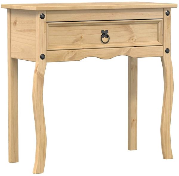 Konsolentisch, Beistelltisch, Konsole Corona 73x35x73 cm Massivholz Kiefer