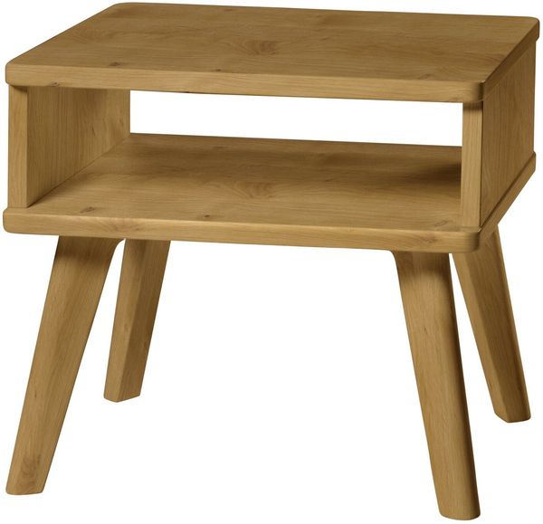 Stand Tische Wildeiche Massivholz 38cm x 48cm x 42cm