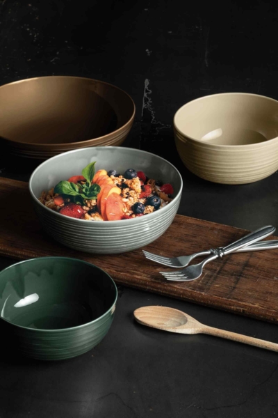 Seltmann Weiden Terra Müslischale ø 15 cm moosgrün 4er Set Bild 3