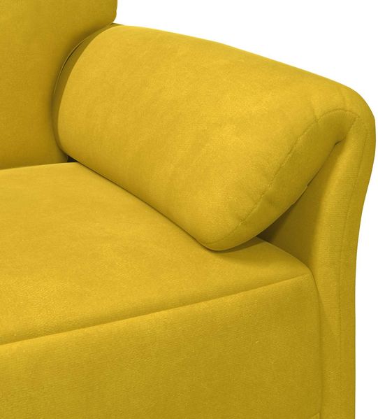 vidaXL 1-Sitzer Sofa Gelb 88 x 83 x 95 cm Samt 42033932 Bild 6