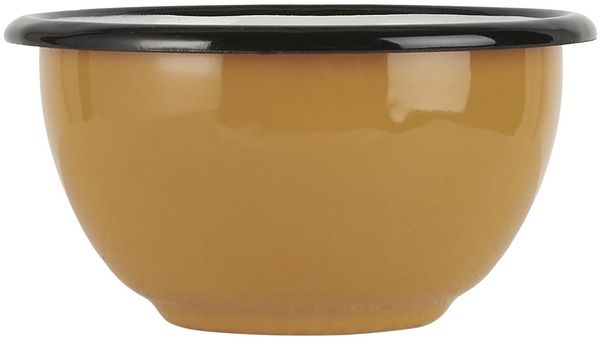 Ib Laursen Schüssel Emaille Schale Retro Vintage Servierschale Müslischale Schüssel/Tasse, Schale klein, Emaille in nostalgischen Stil