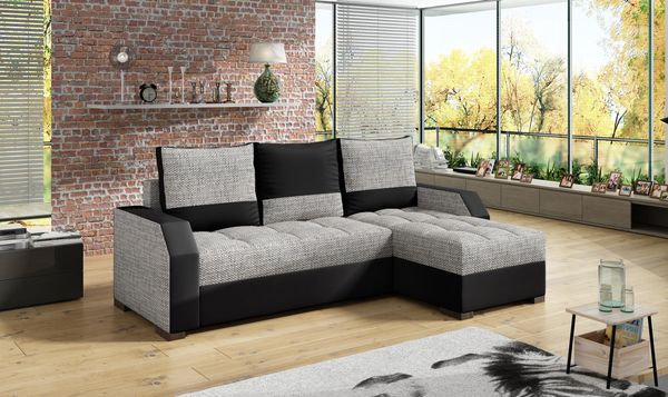Wohnideebilder Aris Grau Ecksofas & Eckcouches As07