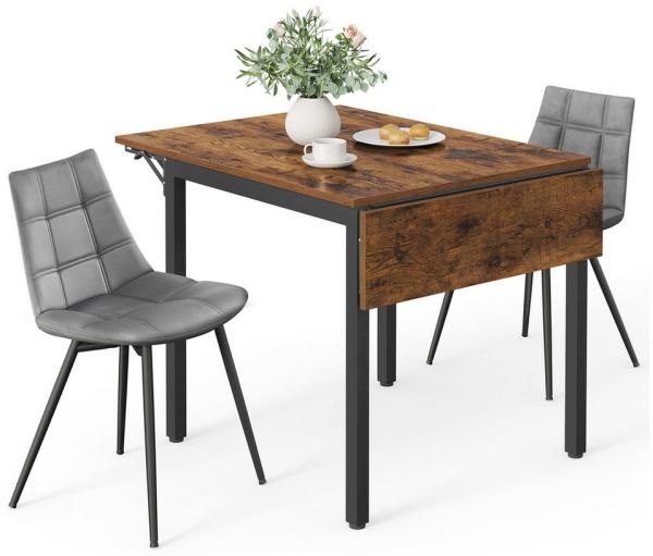 Vasagle Essgruppe, Küchentisch-Set, 120 x 78 x 75 cm (L x B x H), Einfache Montage