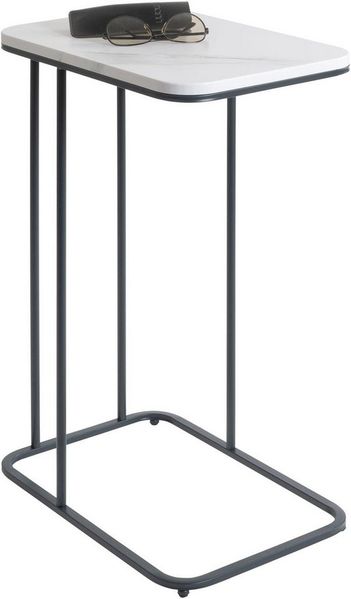 HAKU Beistelltisch Sofatisch, Wohnzimmertisch (1-St), rechteckig - aus Metall Anthrazit B/T/H 45/30/67 cm