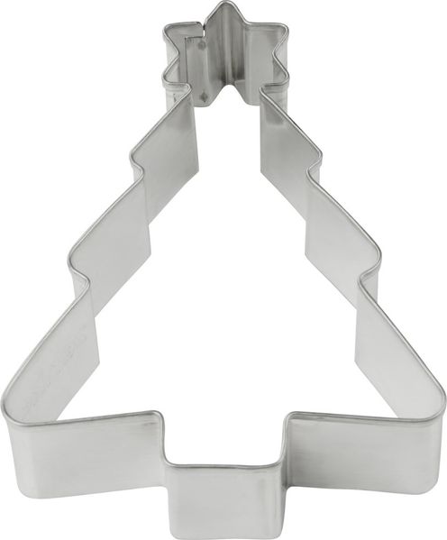 Zenker Ausstecher Tanne mit Stern 8,5 x 6 x 2 cm Ausstechform Plätzchenform