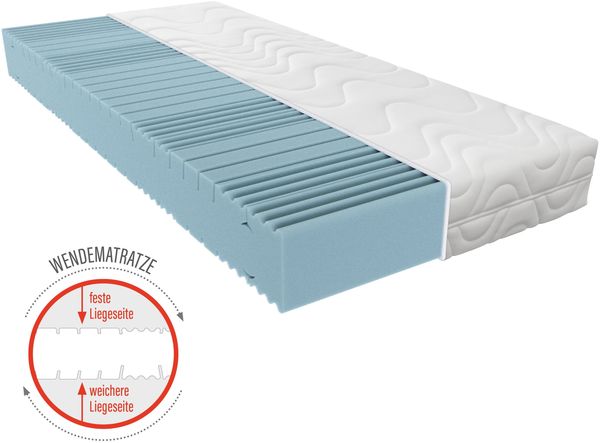 Kaltschaummatratze BeMeo Kaltschaum ideale Allrounder-Matratze für Single- und Ehebetten, BeMeo, 21 cm hoch, 100 TAGE PROBESCHLAFEN, 100% Made in Germany 160x200 Bild 8