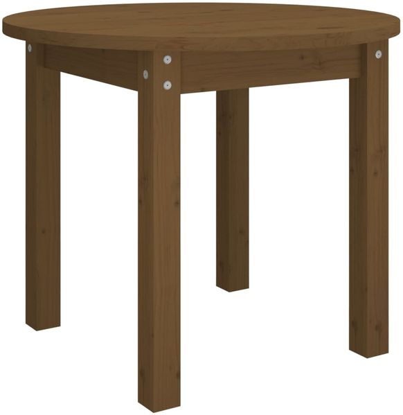 Couchtisch, Sofatisch Honigbraun Ø 55x45 cm Massivholz Kiefer