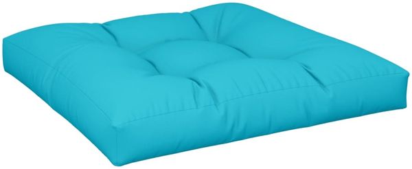 vidaXL Palettenkissen Türkis 80x80x12 cm Stoff 360512 Bild 4