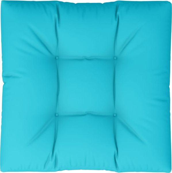 vidaXL Palettenkissen Türkis 80x80x12 cm Stoff 360512 Bild 2