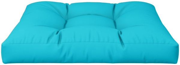 vidaXL Palettenkissen Türkis 80x80x12 cm Stoff 360512 Bild 6