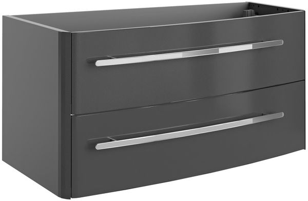 Lanzet CLASSICO Waschtischunterschrank 100 cm Anthrazit, rechts