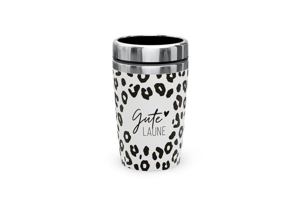 Thermobecher Thermokaffeebecher To Go 240ml la vida "Gute Laune" 388573