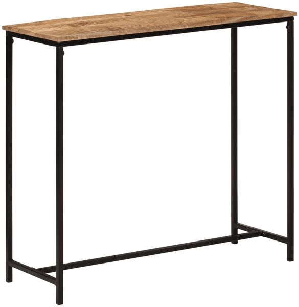 vidaXL Konsolentisch 80x30x74 cm Massivholz Mango und Eisen 371967