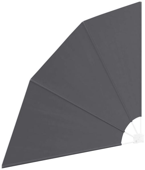 vidaXL Balkon Sichtschutz 140 x 140 cm Polyester Schwarz 42000926 Bild 4