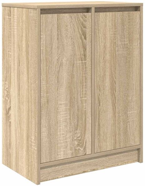 Schuhschrank, Schuhkipper für Flur, modern Sonoma-Eiche 57x34x76 cm Holzwerkstoff