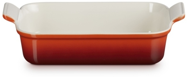 LeCreuset Auflaufform rechteckig 32cm Tradition | Kirschrot : Kirschrot