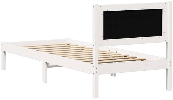 vidaXL Bettrahmen Hellgrau 90 x 200 cm Massives Kiefernholz 878218 Bild 7