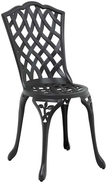 vidaXL Garten Essgruppe 5 pcs Schwarz Aluminium 3334669 Bild 6