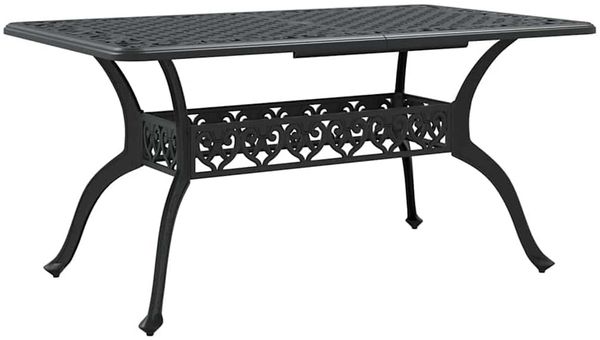 vidaXL Garten Essgruppe 5 pcs Schwarz Aluminium 3334669 Bild 5