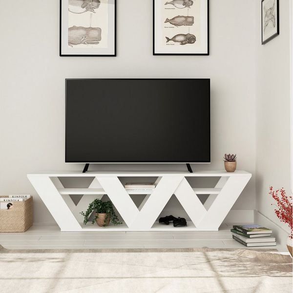 Decortie TV-Schrank Ralla Moderner TV-Ständer Multimedia-Center, 158 x 30 x 40 cm