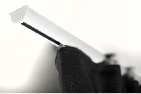 Deco-Raum® Gardinenschiene Innenlauf Round | Länge: 440cm | Material: Aluminium | Farbe: Weiß Bild 6