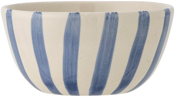 Bloomingville Schüssel Bloomingville Begonia Schale, Blau, 500 ml, Steingut
