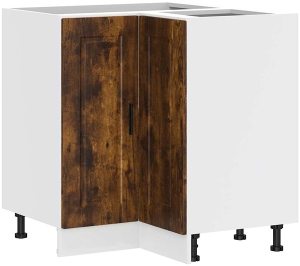 vidaXL Küchen-Eckunterschrank Porto Räuchereiche Holzwerkstoff 853992