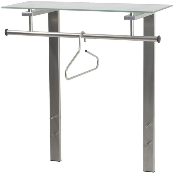 Spinder DUTCH Garderobe: Stahl & Glas, Modernes Design, Nickel Finish