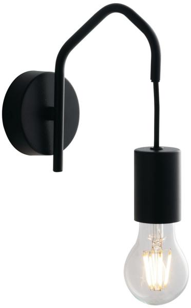 Außergewöhnliche Wandlampe HABITAT schwarz - minimalistische Designerlampe