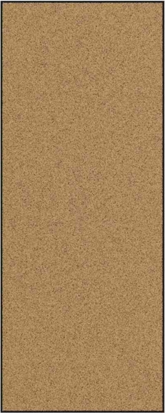 vidaXL Fußmatte Creme und Schwarz 120 x 300 cm Polyamid und PVC 4100754