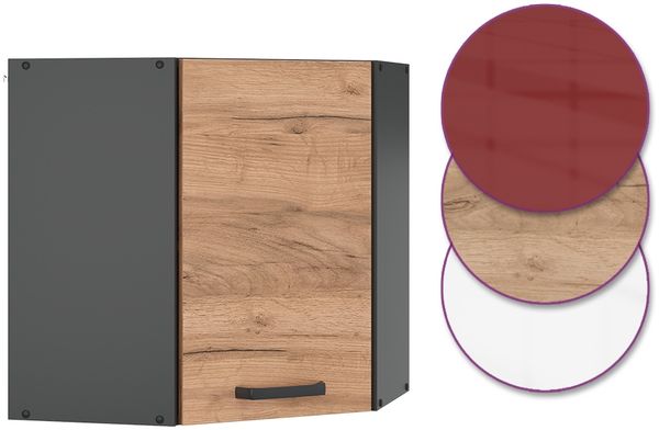 Eckhängeschrank R-Line Goldkraft Eiche 57 cm Vicco Bild 6