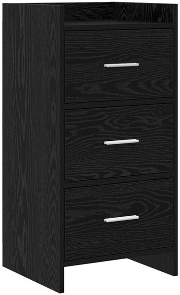 vidaXL Sideboard Schwarze Eiche 40 x 36 x 80 cm Holzwerkstoff 8011060